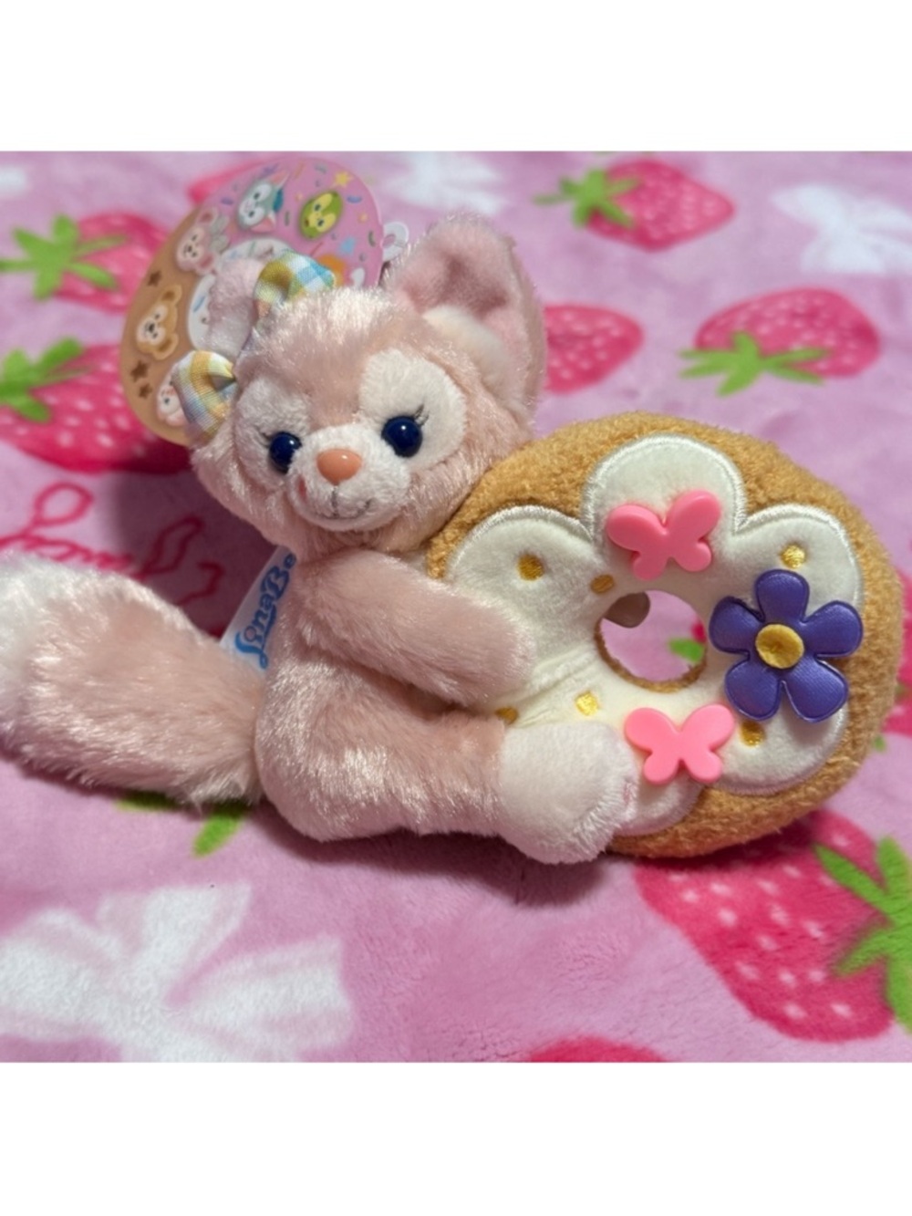 **Tokyo DisneySea LinaBell Filled with Joy Plush Keychain NWT Duffy & Friends